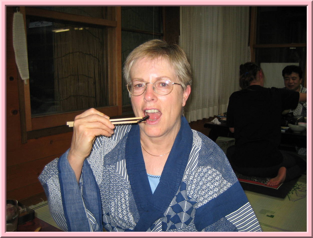 Eating a cricket