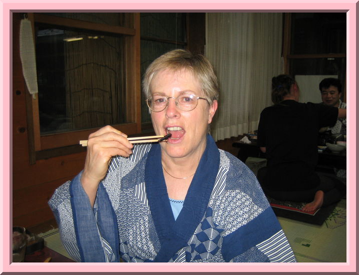Eating a cricket
